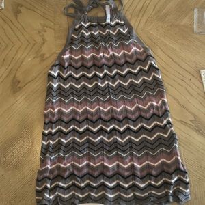 Knit halter top